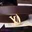 2015 Louis Vuitton belts 032 burgundy GL00196