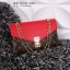 2015 Louis Vuitton Canvas Pallas Chain Aurore Bag 41200 Red GL02871