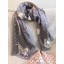 2017 top quality louis vuitton scarf L0021 grey GL02241