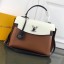 Best 1:1 Louis Vuitton LOCKME EVER M51395 brown&white GL01149