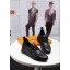 Copy Louis Vuitton Man Leather Shoes LV4586 Black GL04597