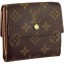 Copy Louis Vuitton Monogram Canvas Elise Wallet M61654 GL00987