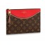 Copy Top Louis Vuitton POCHETTE TUILERIES M63903 Red GL03563