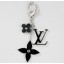 Designer Copy Louis Vuitton handbag fleur d'epi bag charm m65931 (black) GL02592