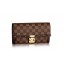 Fake Louis Vuitton Damier Ebene Canvas VENICE WALLET N60535 GL01627