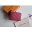 First-class Quality louis vuitton original Monogram Empreinte coin purse Ariane 60574 red GL01290