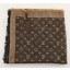 Imitation 2015 Louis Vuitton scarf cashmere cotton 099-11 brown GL01216