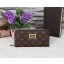 Imitation 2015 Louis Vuitton wallet new model 66570 brown GL02685