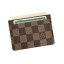 Imitation Fashion Louis Vuitton Damier Ebene Canvas Simple Card Holder N61722 GL00492