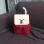 Imitation Fashion Louis Vuitton LOCKME BACKPACK M52733 Lie De Vin Etain Creme GL03515