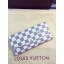 Imitation Louis Vuitton Damier Ebene Canvas Wallet 60136 White GL03972