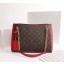 Imitation Louis vuitton monogram canvas SURENE MM M43755 red GL02489