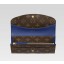 Imitation Luxury Louis Vuitton handbag monogram canvas emilie wallet m60138 (blue) GL02228