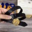 Knockoff Louis Vuitton CIRCLE 20MM REVERSIBLE BELT M0053U black GL01538