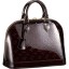 Knockoff Louis Vuitton handbag monogram vernis alma pm m91611 (amarante) GL03282