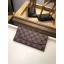 Louis Vuitton Damier canvas wallet M63544 red GL00372