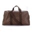 Louis Vuitton Damier Ebene Canvas Weekender Beaubourg GM N40477 GL01334