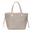 Louis Vuitton handbag damier azur canvas neverfull mm n51107 GL04460