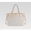 Louis Vuitton handbag damier azur canvas neverfull pm n51110 GL03728