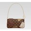 Louis Vuitton handbag damier canvas pochette milla mm n63080 GL02131