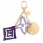 Louis Vuitton handbag tahitienne key ring m65649 (mauve) GL04077