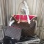 Replica AAA Louis Vuitton M41178 Neverfull MM Monogram Canvas Pivoine