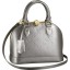 Louis Vuitton M91677 Monogram Vernis Alma BB Gris Art Deco GL04088