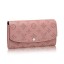 Louis Vuitton Mahina Leather Iris Wallet M60145 Magnolia GL02447