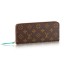 Louis Vuitton Monogram Canvas Clemence Wallet M60858 Turquoise GL04338