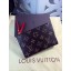 Louis Vuitton Monogram Canvas Wallet M61271 Red GL02998