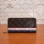 Louis Vuitton Monogram Canvas Zippy Wallet M60017A GL01096