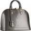 Louis Vuitton Monogram Vernis Alma PM Gris Art Deco M91613 GL04110