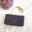 Louis Vuitton Original pochette felicie monogram empreinte shoulder bag M64064 dark blue GL02623