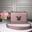 Louis Vuitton TWIST Original leather Shoulder Bag M50280 pink GL02833