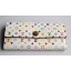 Louis Vuitton White Multicolor Pochette wallet M60004 GL00705