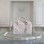 Luxury Fake Louis Vuitton Monogram Empreinte 25CM Tote Bag M91337 White GL01349