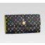 Luxury Louis Vuitton handbag monogram multicolore black sarah wallet 61734(pistache lining) GL00871