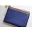 Replica Louis Vuitton Monogram Canvas Clutch Bag POCHETTE APOLLO N63048 blue GL04432