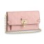 Replica Louis vuitton original mongram empreinte CHAIN WALLET M63399 Rose Poudre GL04661