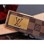 2015 Louis Vuitton belts 9649 coffee Belts GL03392