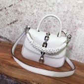 2017 louis vuitton original leather chain it bag bb M54520 white GL03637