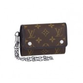 AAA Imitation Louis Vuitton Monogram Macassar Canvas Compact Wallet M60167 GL00695