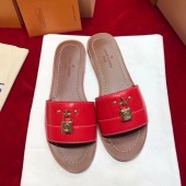 AAA Louis Vuitton lady slippers LV884LD red GL02904