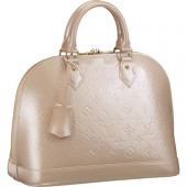 Best Knockoff Louis Vuitton Monogram Vernis Alma PM Rose Florentin M91614 GL01333