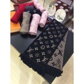 Best Quality Imitation 2017 top quality louis vuitton scarf 7759 black Scarf GL04351