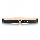 Best Quality Louis Vuitton Epi Calf Leather Essenitial V 30MM Belt M9021W Black GL03511