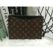 Copy 2014 louis vuitton monogram canvas pochette pallas m60608 black GL03654