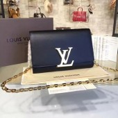 Copy Louis Vuitton CHAIN LOUISE GM M51631 Black GL02338