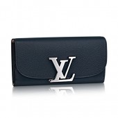 Copy Louis Vuitton Vivienne LV Long Wallet M58405 Cobalt GL01076