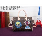 Designer Fake 2015 louis vuitton monogram speedy 30 cindy sherman bag m40391 GL01436